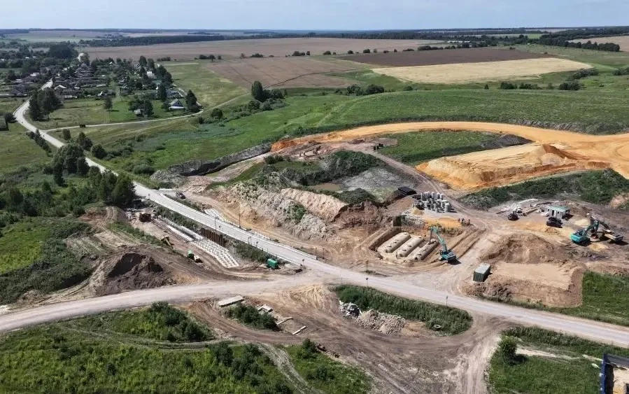 🛣 Западный обход Орла готов уже более чем на 40%.