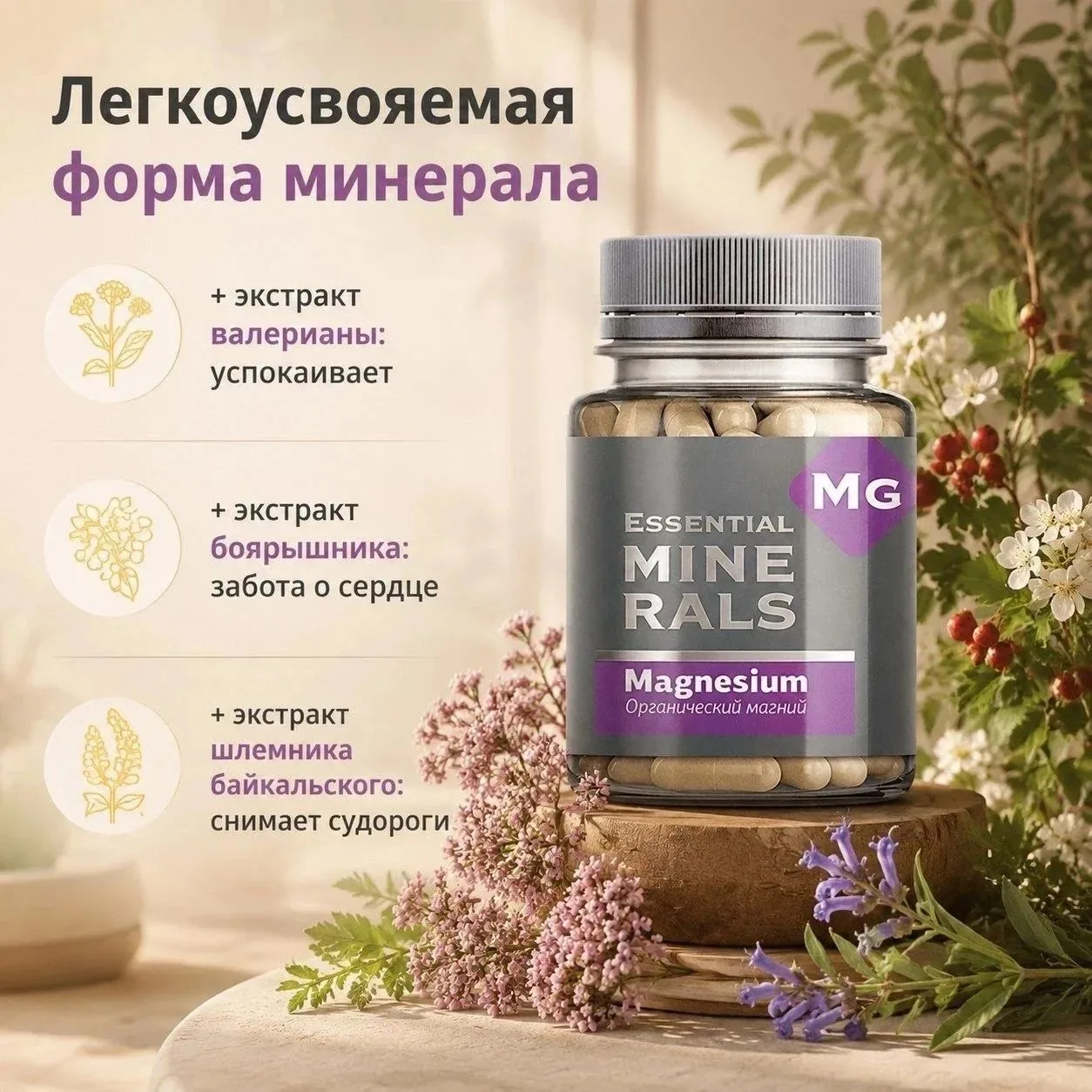 Уникальность этого продукта заключается в том, что это не просто чистый минерал: