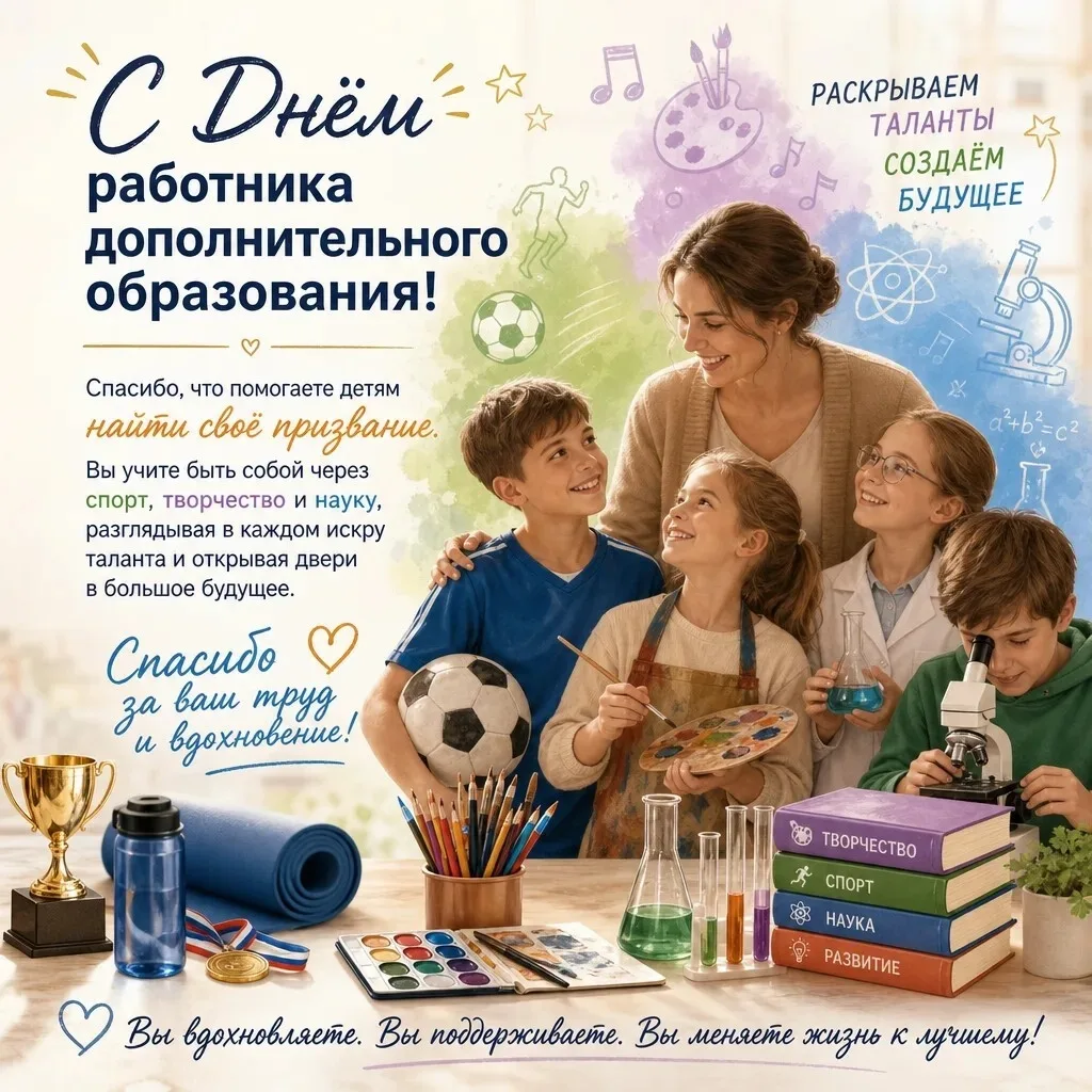 Архитекторы детских талантов: с праздником, педагоги!