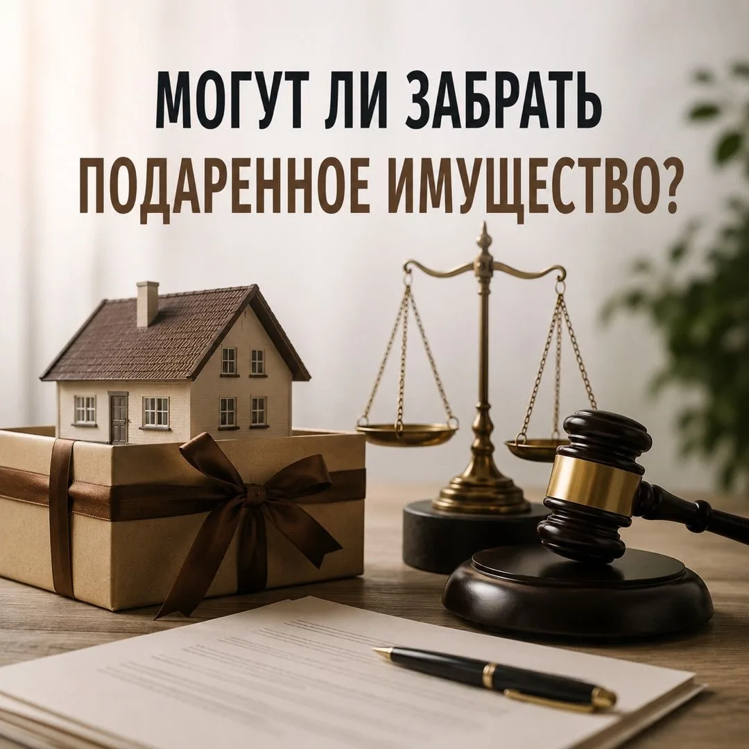 МОГУТ ЛИ ЗАБРАТЬ ПОДАРЕННОЕ ИМУЩЕСТВО ПРИ БАНКРОТСТВЕ? 🎁