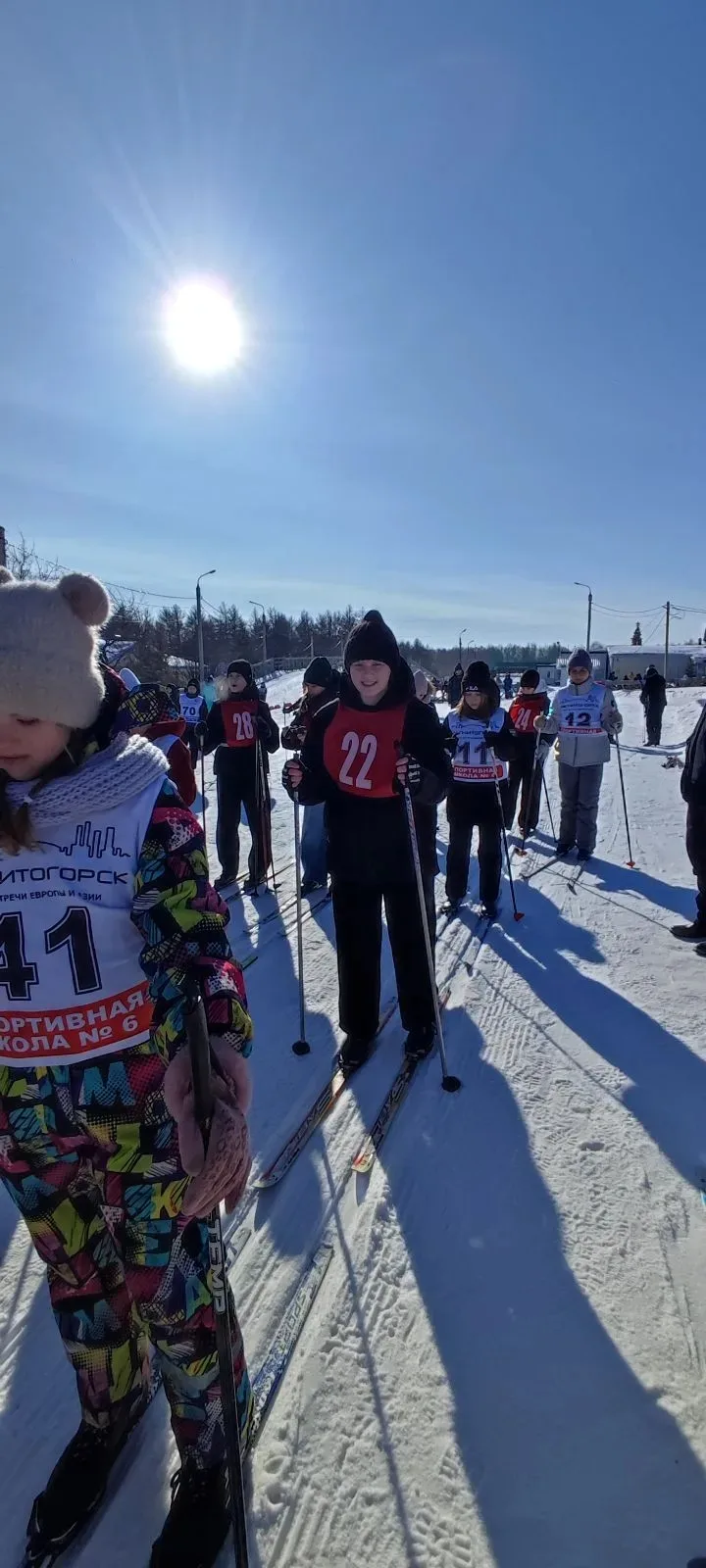 ⛷️18-го (среди 4-х классов) и 19-го (5-9 класс) февраля прошли городские соревнования по лыжным⛷️ го