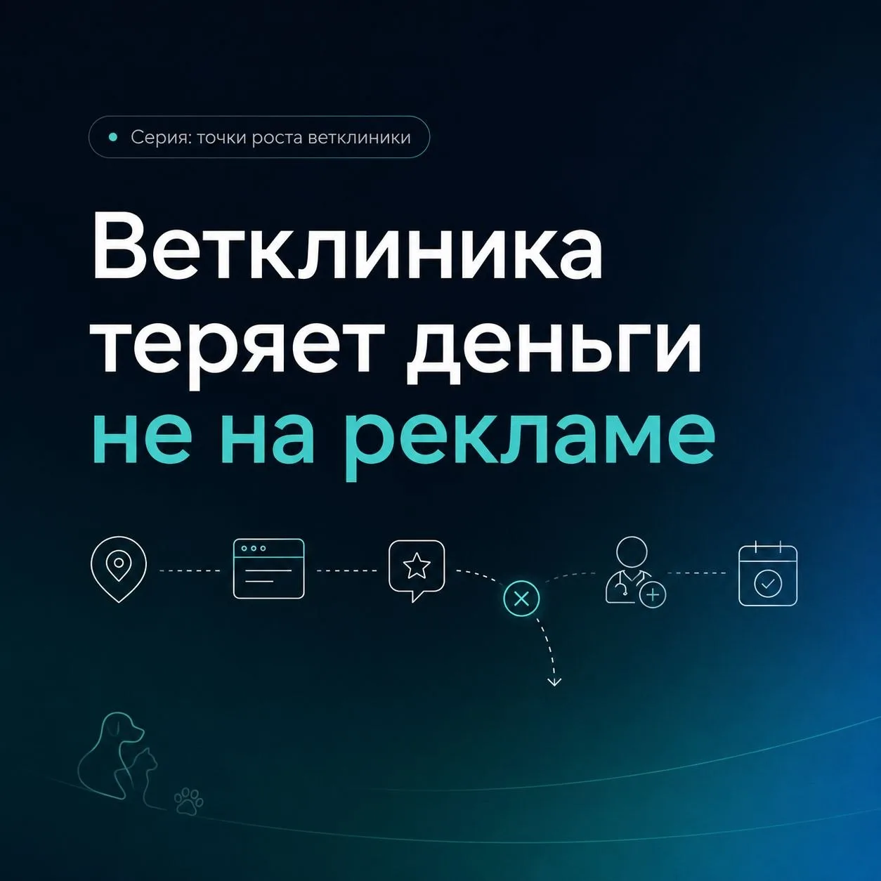 Ветклиника теряет деньги не на рекламе
