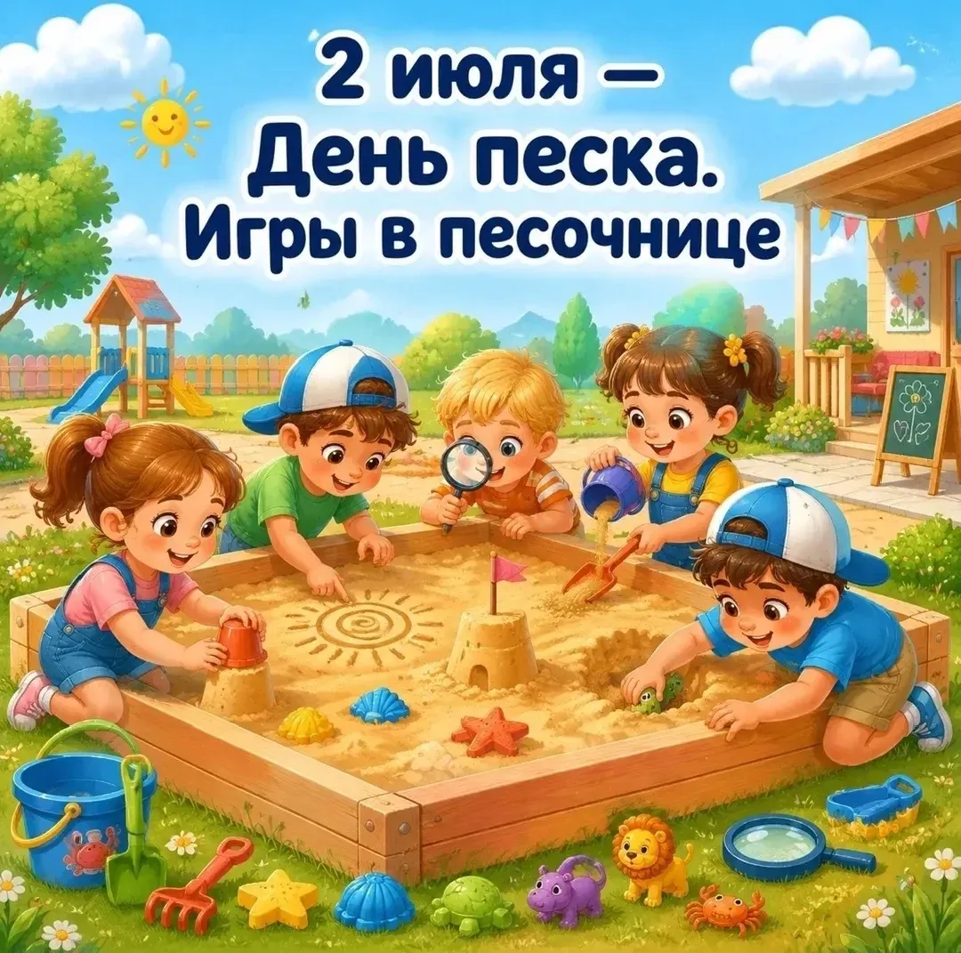 2 июля отмечается неофициальный, но замечательный праздник- День песка🏖️. 
Это отличный повод обрат