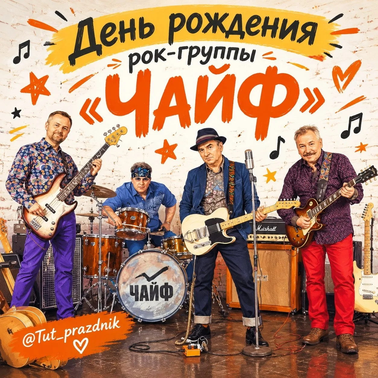 🎸☕️ 29 сентября — день рождения группы «Чайф»