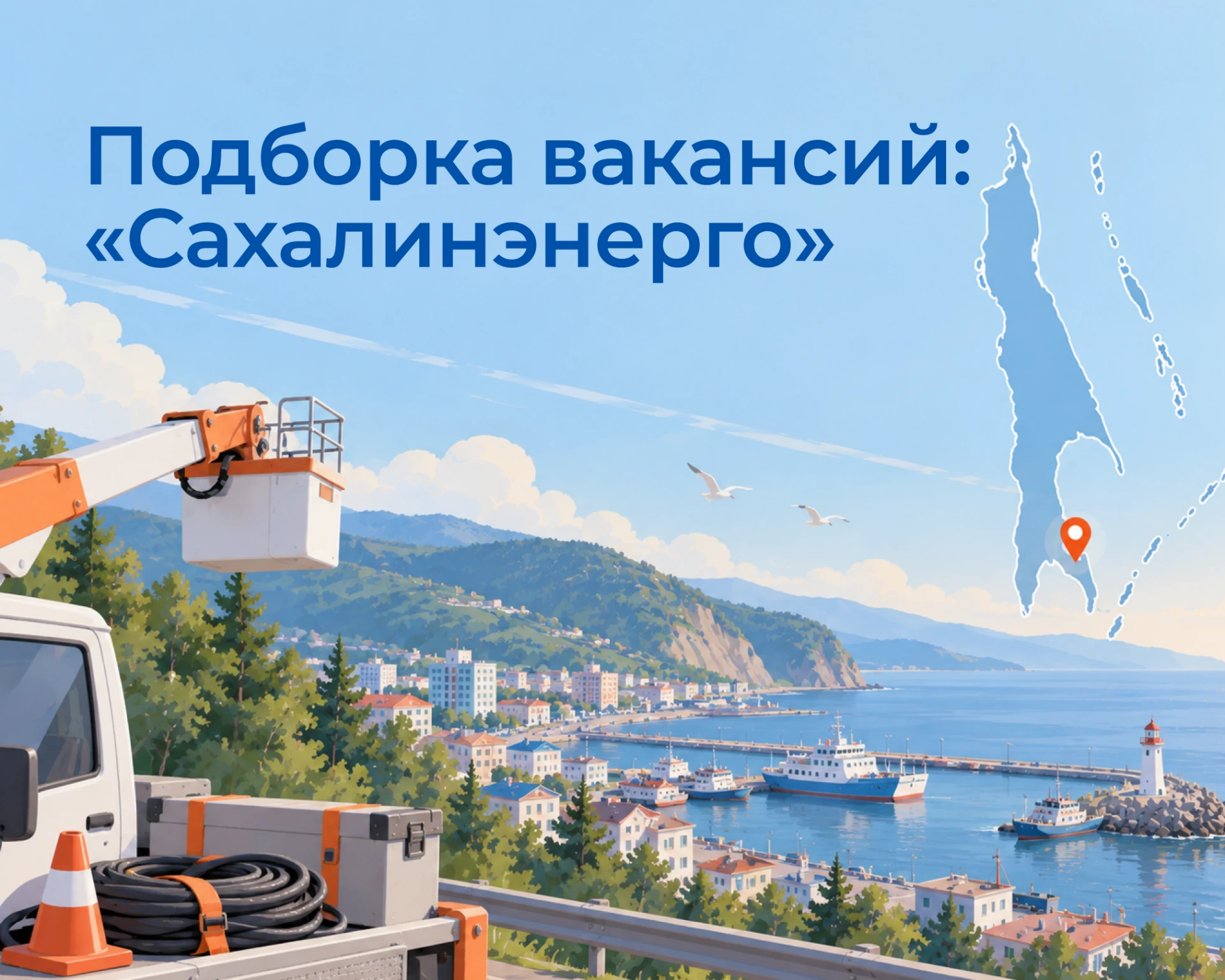 🔋 Вакансии «Сахалинэнерго»