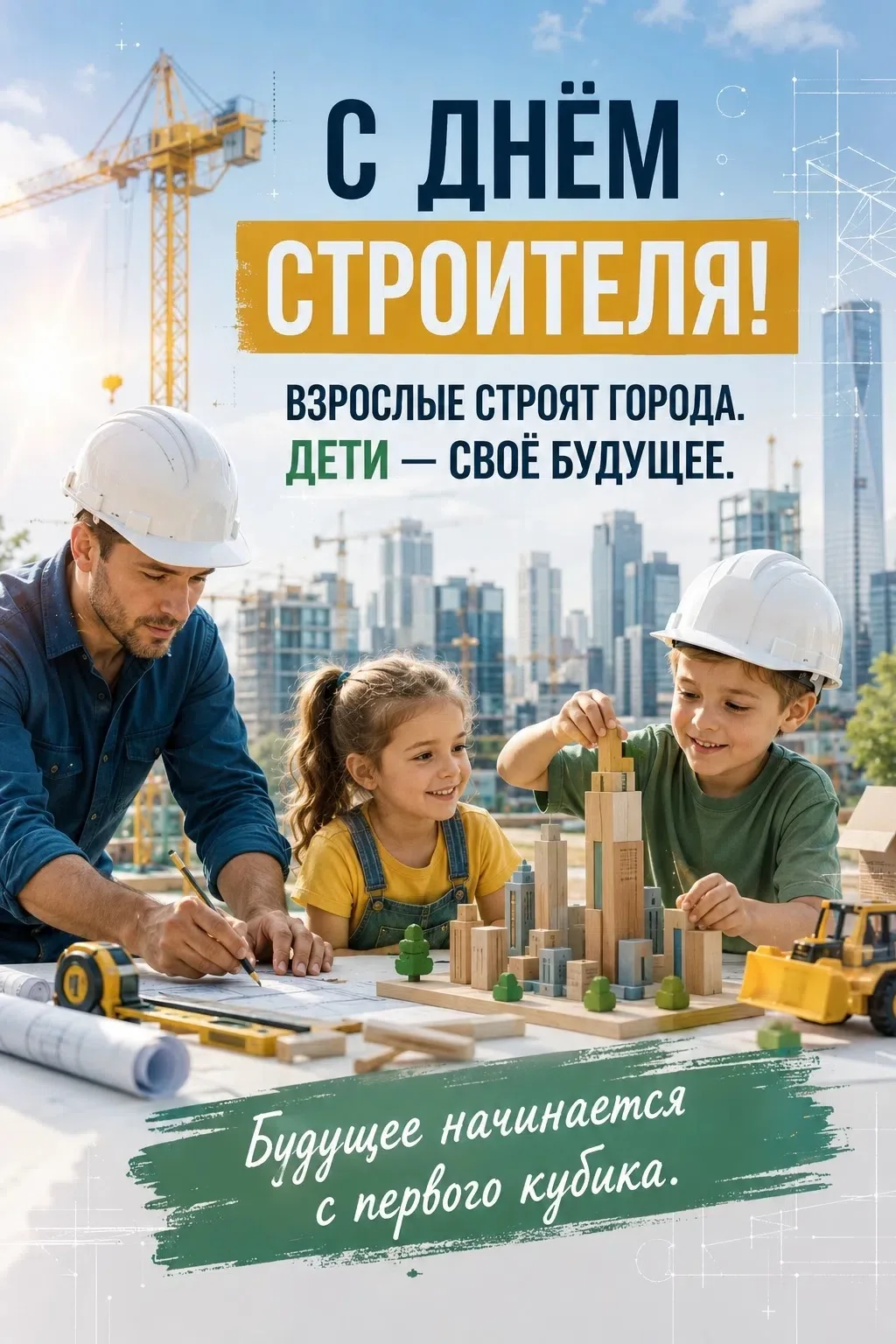 🏗️ С Днём строителя!