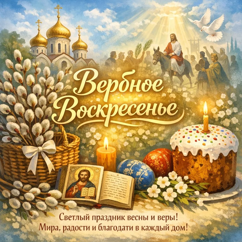 Сегодня мы держим в руках пушистые веточки вербы, а две тысячи лет назад в Иерусалиме л...