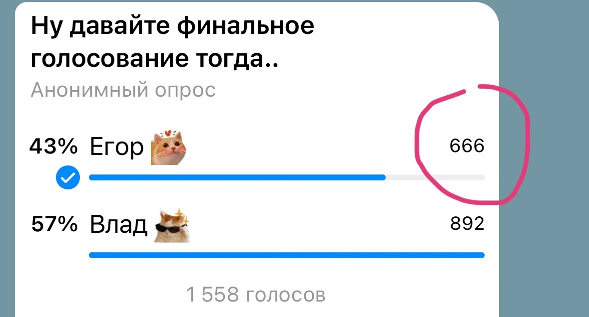 Корочеее, я в ТГ делала опрос на имя братика Киры

— выиграл Влад

Потом, когда что-нибудь еще будем