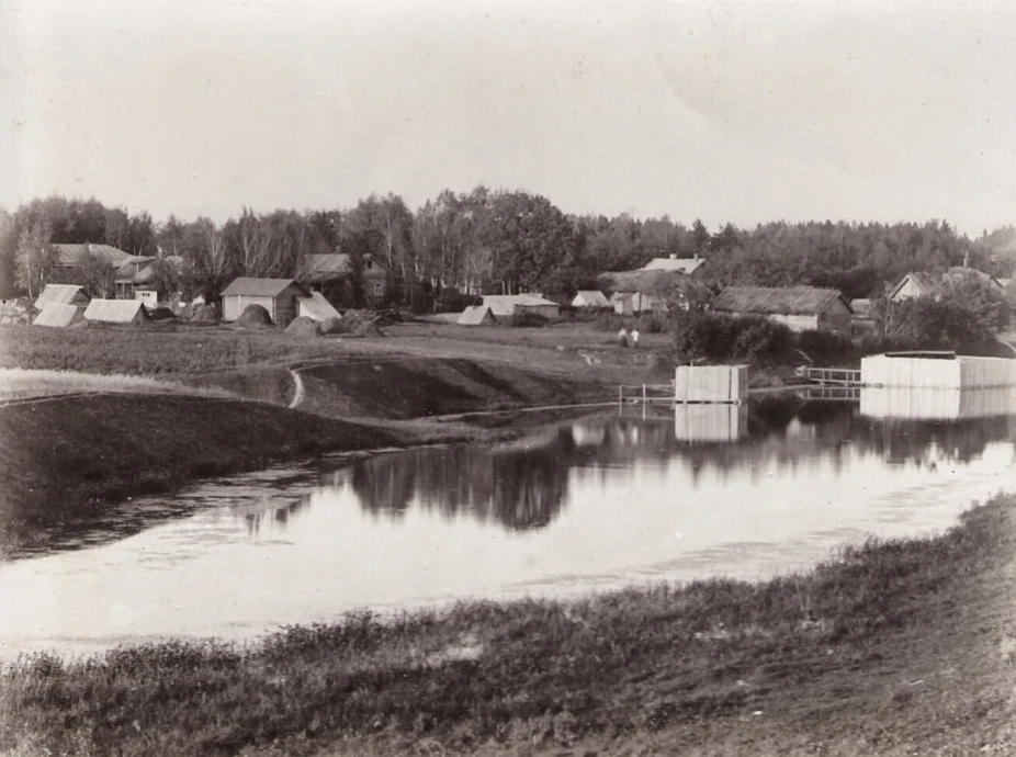 Дачи на берегу Алтуфьевского пруда, 1900 - 1916 гг.