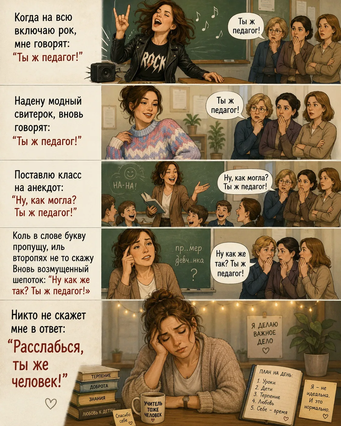 «Ты ж педагог» 👩‍🏫👨‍🏫

Весёлая учительская