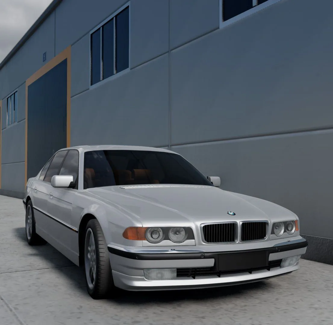 BMW 7 📍- Хорошая модель экстерьера и интерьера;