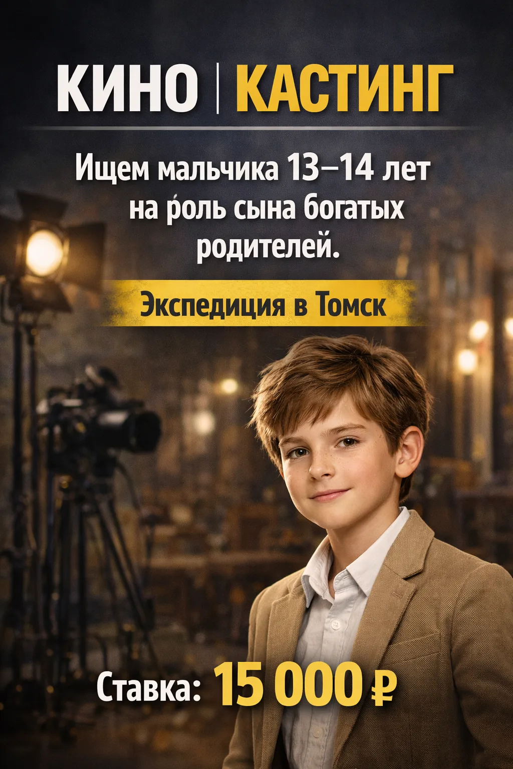 Кастинги для детей и подростков