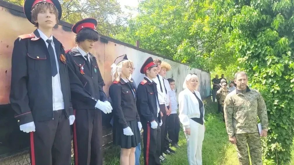 ⭐️Патриотическое мероприятие на воинском захоронении времен Великой Отечественной войны!  Вчера в с.