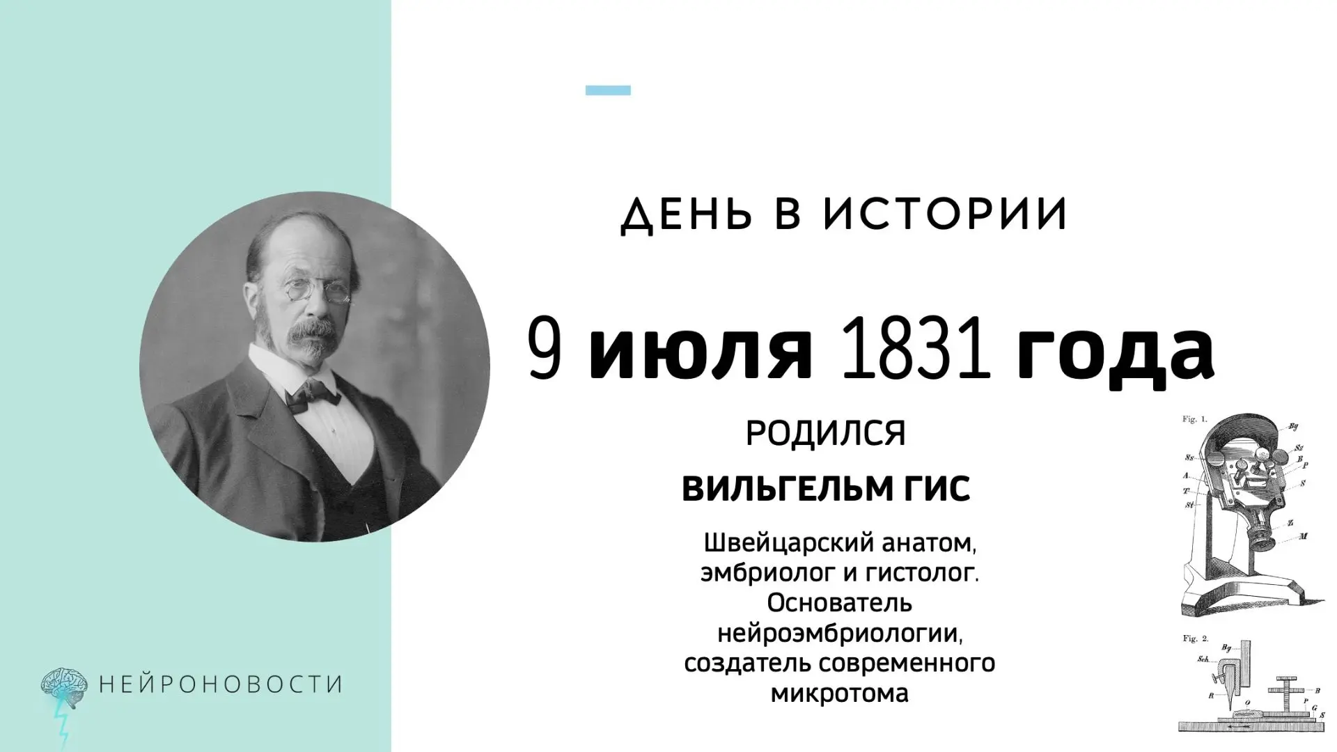 День в истории нейронаук: Вильгельм Гис