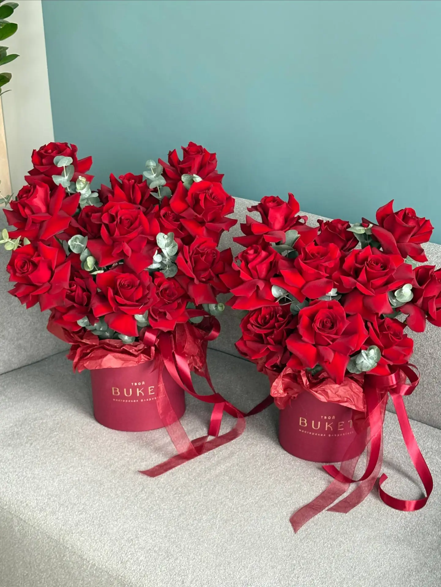 Яркие боксы с французской розой❤️