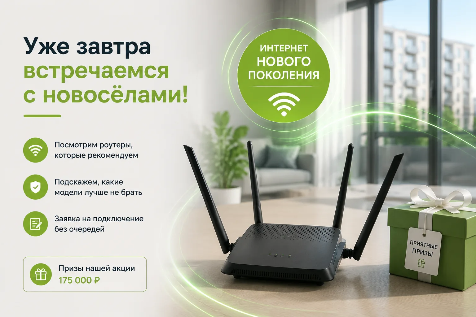 🚀 Уже завтра встречаемся с новосёлами!

Приоткроем небольшую интригу. Все слышали про интернет 5G. 