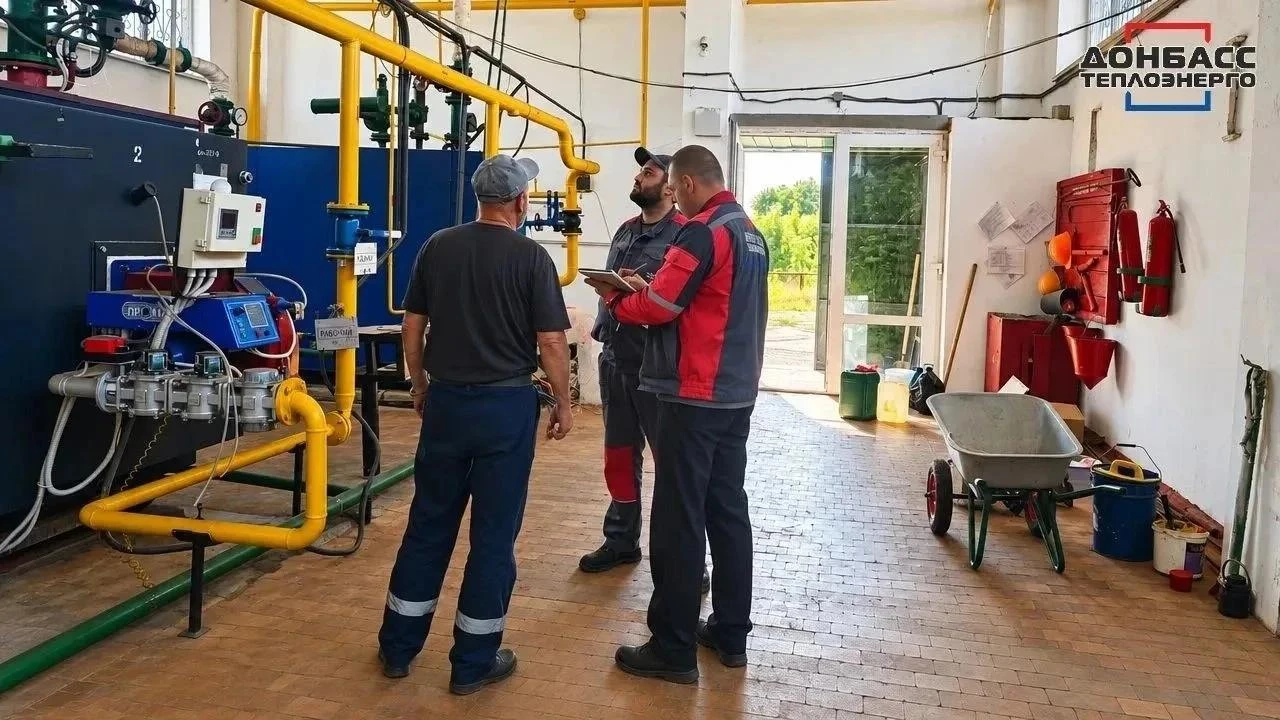 Волновахский филиал «Донбасстеплоэнерго» завершает подготовку к отопительному периоду 2...