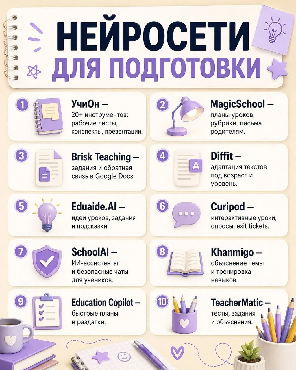 До 1 сентября 4 дня — заберите готовые идеи 🎒