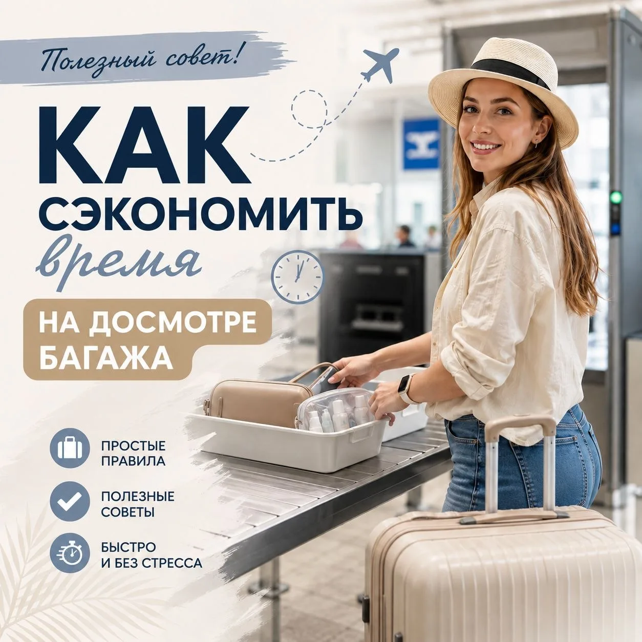 Как сэкономить время на досмотре багажа