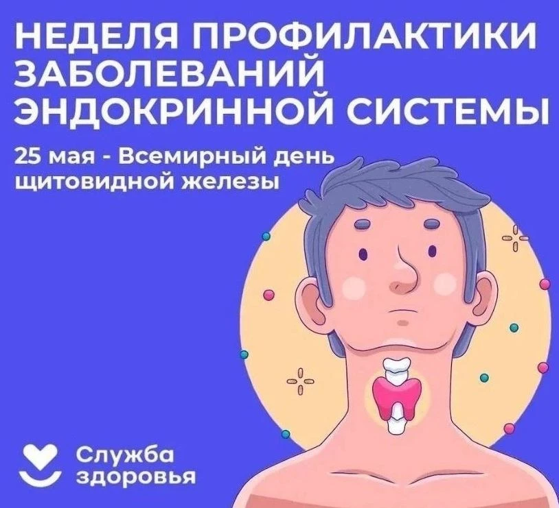 С 18 по 24 мая проходит Неделя профилактики заболеваний эндокринной системы