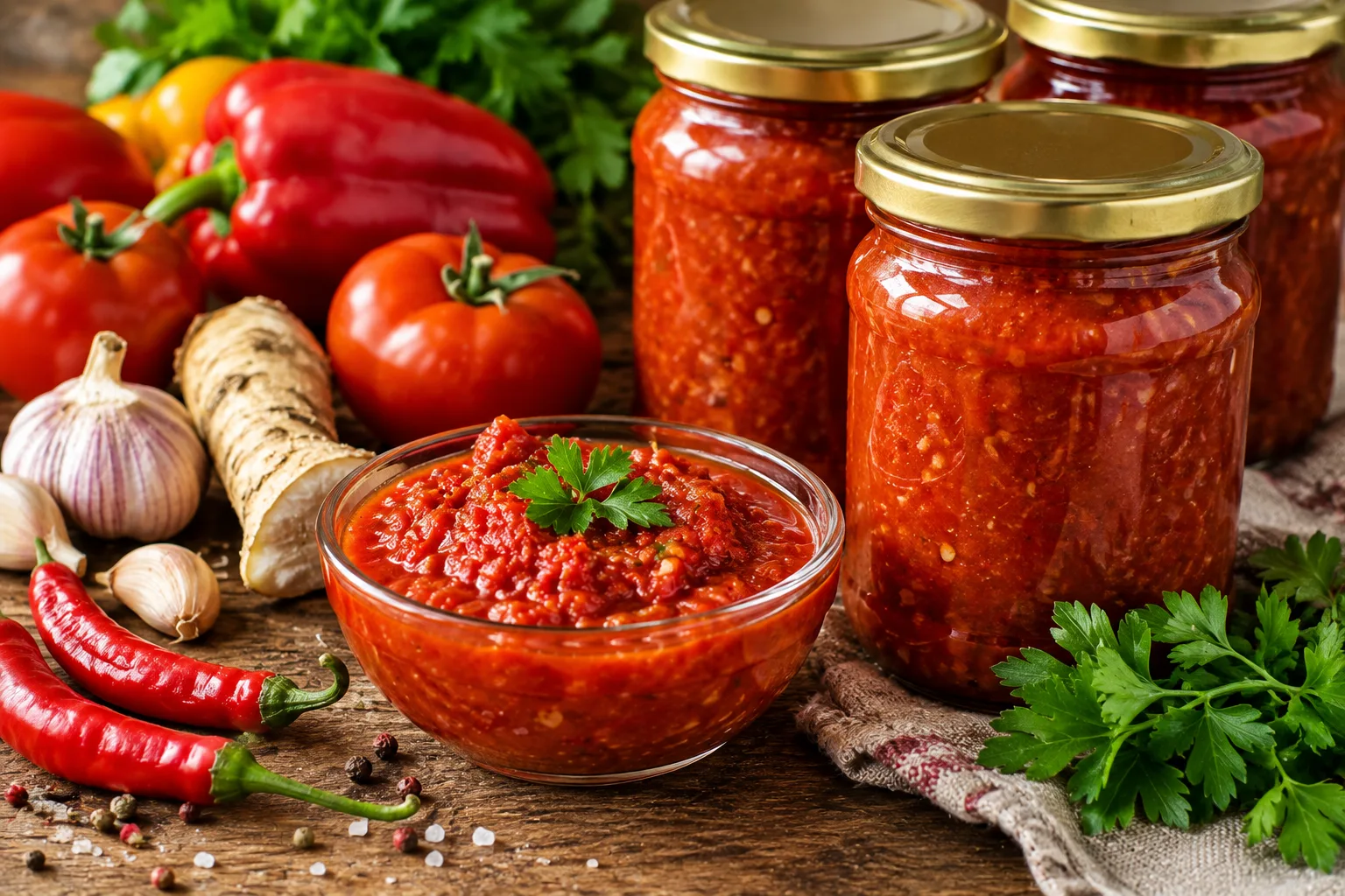 🌶️🍅 Аджика из помидоров и перца на зиму