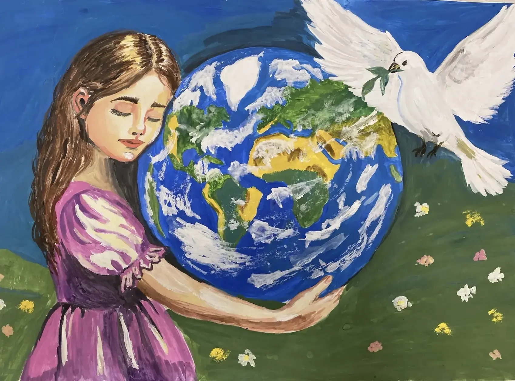 «Знленое будущее планеты», гр. Капельки, Ибрагимов Али, 6 лет.
