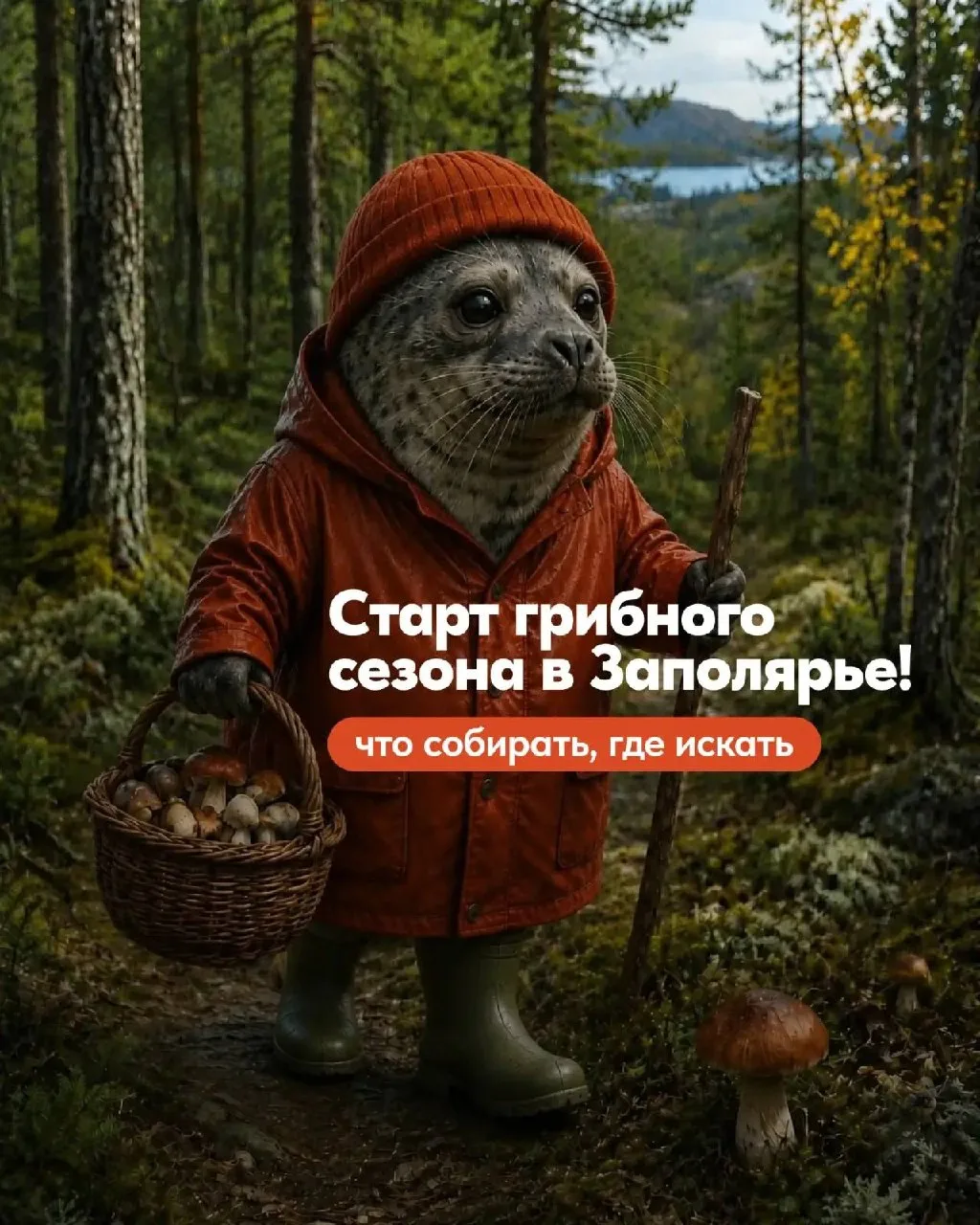 🍄‍🟫 Грибной сезон в Мурманской области открыт!

Перед тем как отправиться в лес, важно знать не то