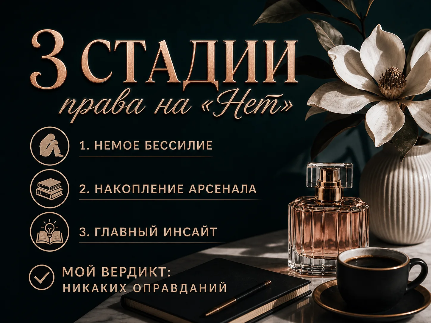 Почему мы молчим, когда нас используют? 3 моих стадии права на «Нет»