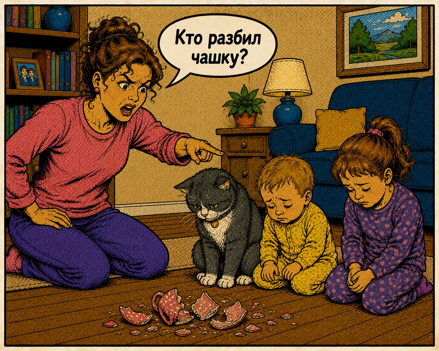 📌 Знаете, какую базовую установку  получает ребенок, на которого регулярно кричит мама? 

Меня нель
