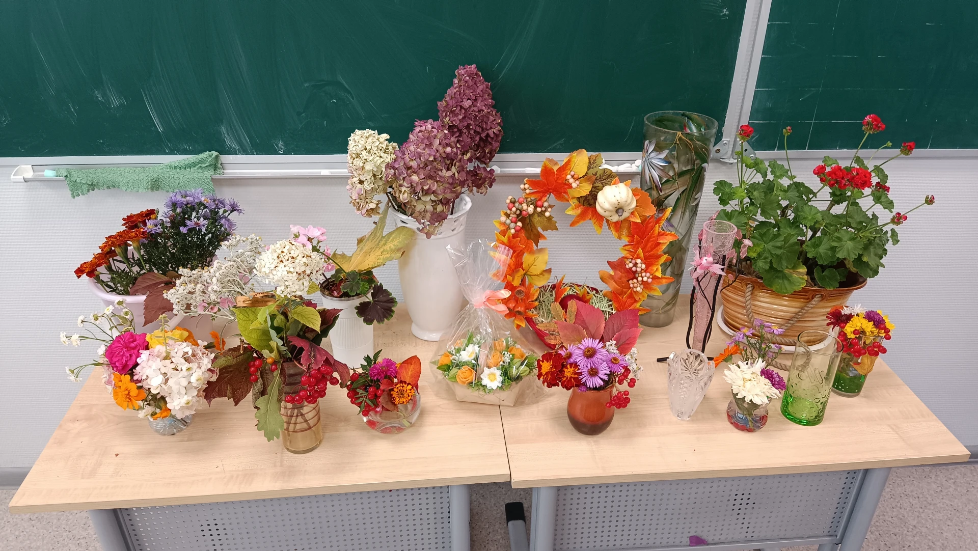 🍁💐 ОСЕННИЕ КОМПОЗИЦИИ: КАК ПРОДЛИТЬ ЛЕТО НА УРОКЕ ТРУДА (ТЕХНОЛОГИИ)