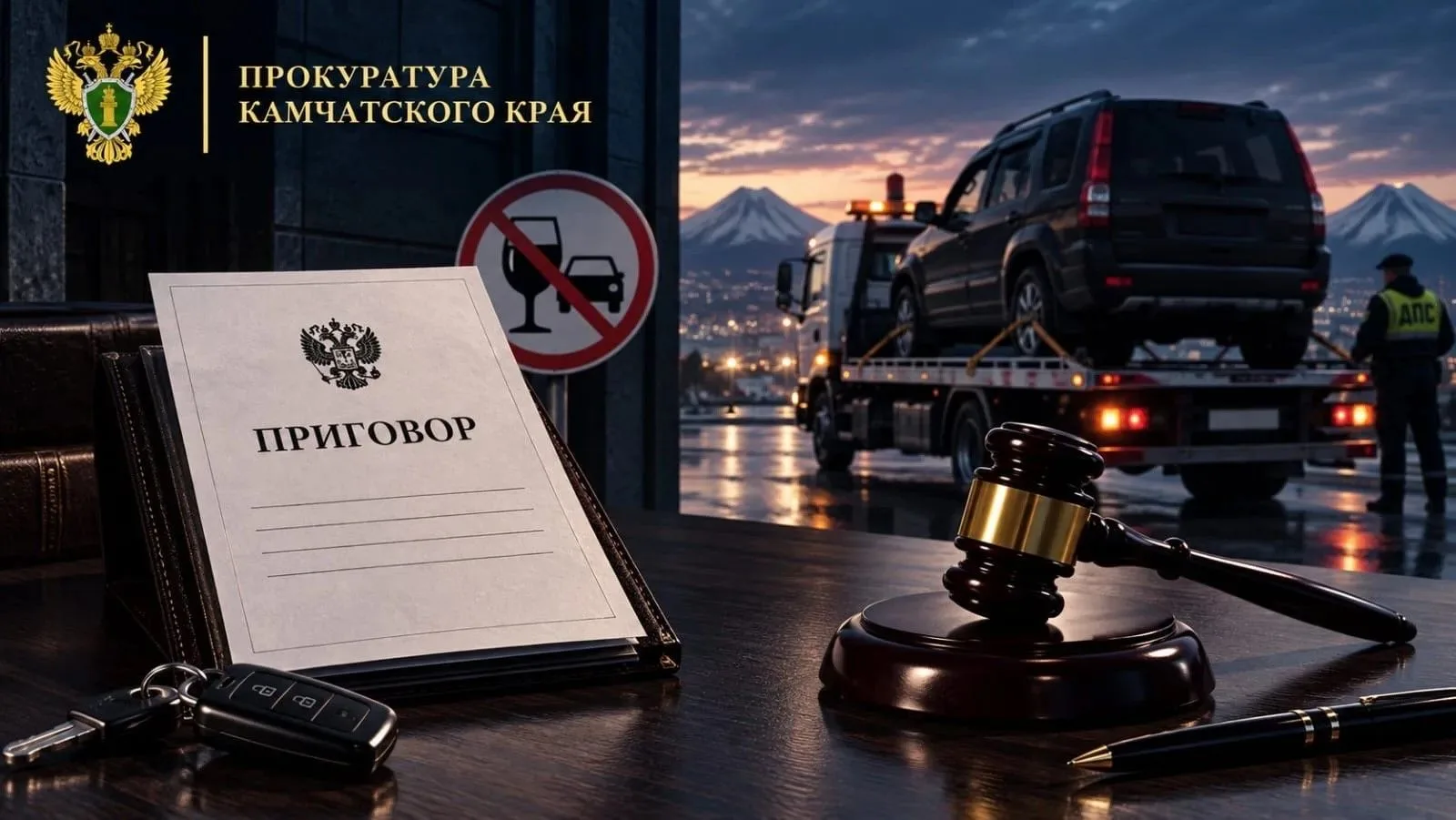 ⚖️Повторное вождение в пьяном виде обошлось жителю Елизова в 360 часов обязательных раб...