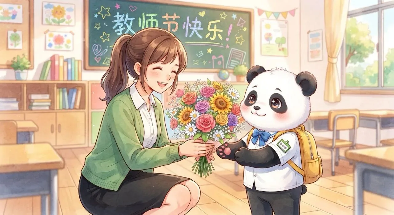 🇨🇳 10 сентября в Китае отмечают День учителя — 教师节 (Jiàoshī Jié)!