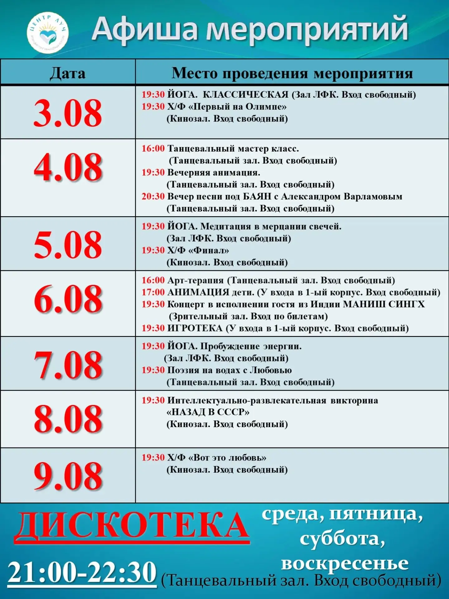 Медиа публикации