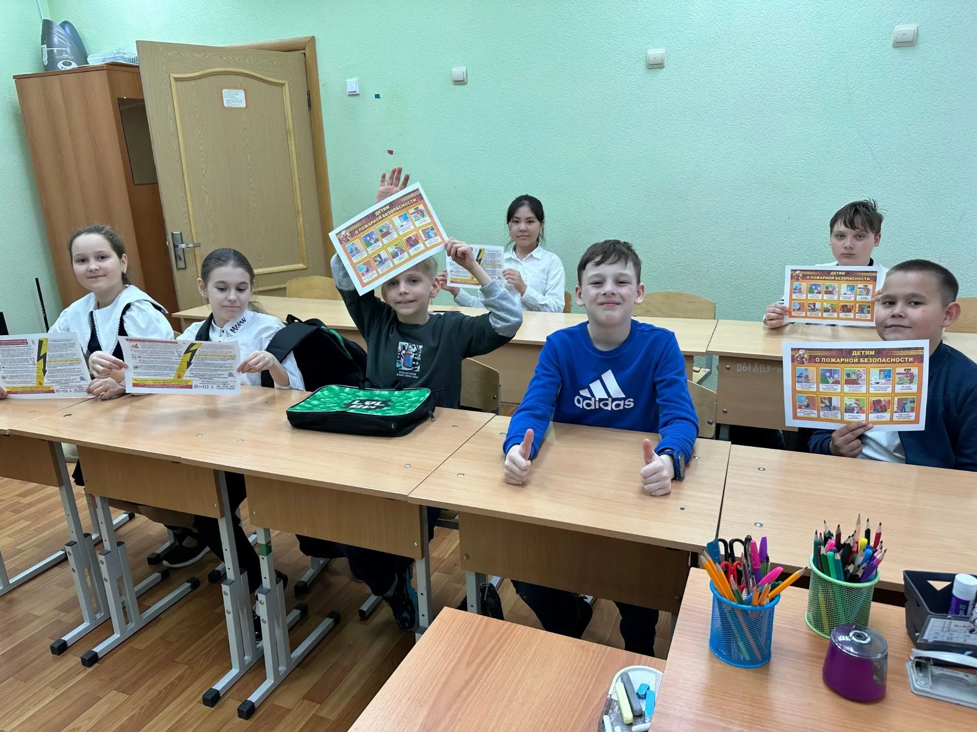 В школе была проведена беседа на тему соблюдения правил пожарной безопасности, умению д...