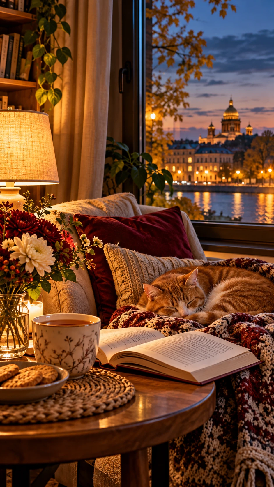 ✨ Пусть сегодняшний вечер будет тёплым и спокойным – с хорошей книгой, уютным домом и в...
