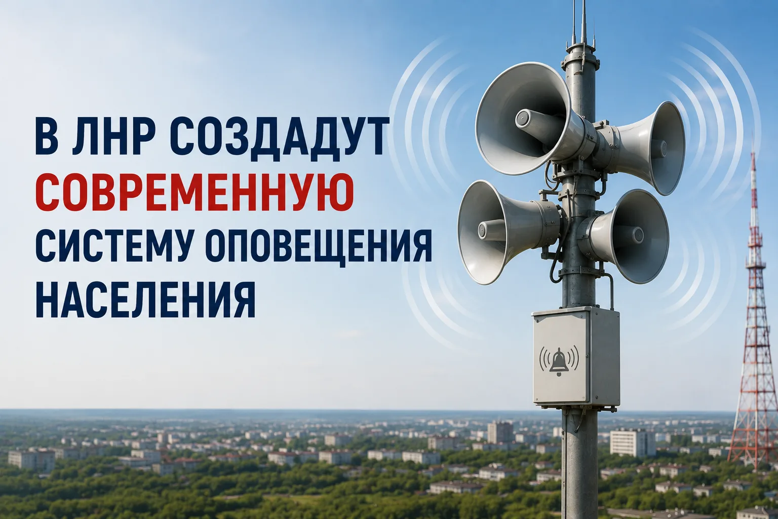 ⚡️В ЛНР создадут современную систему оповещения населения

✍️Соответствующий указ подписал Глава ЛНР