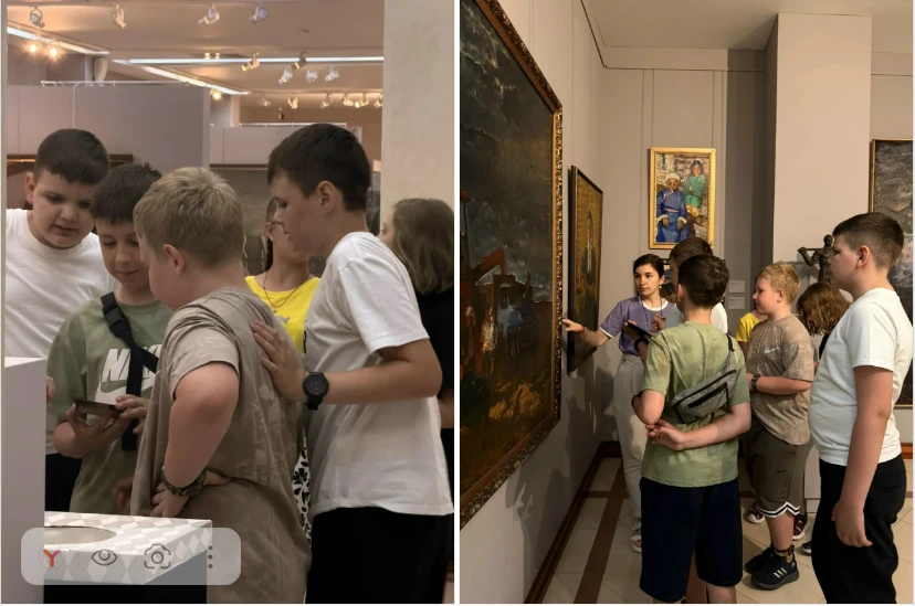 🎨 Лето — время открытий!
Ребята посетили Белгородский художественный музей. Они с большим с удоволь