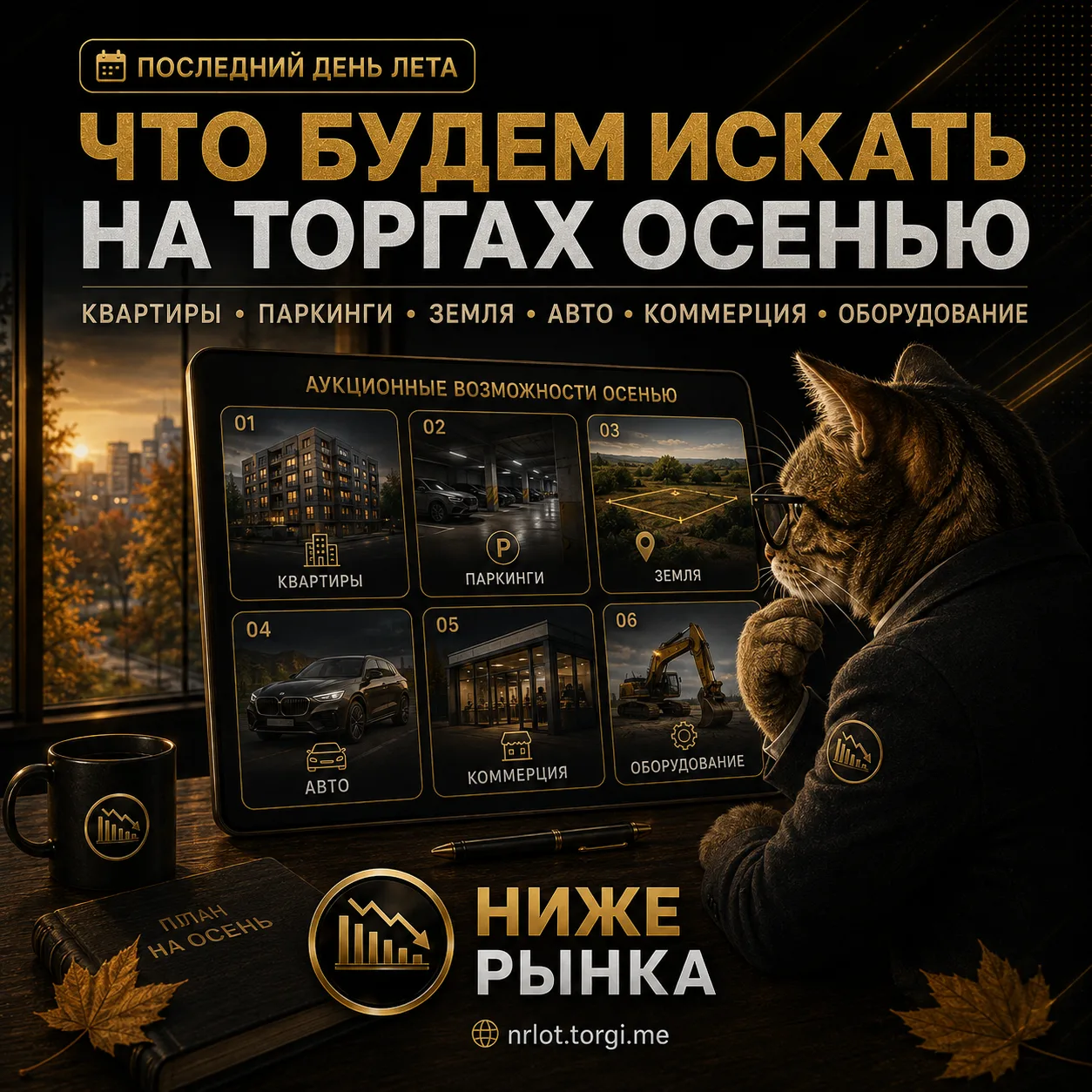 📊 ПОСЛЕДНИЙ ДЕНЬ ЛЕТА. ЧТО БУДЕМ ИСКАТЬ НА ТОРГАХ ОСЕНЬЮ
