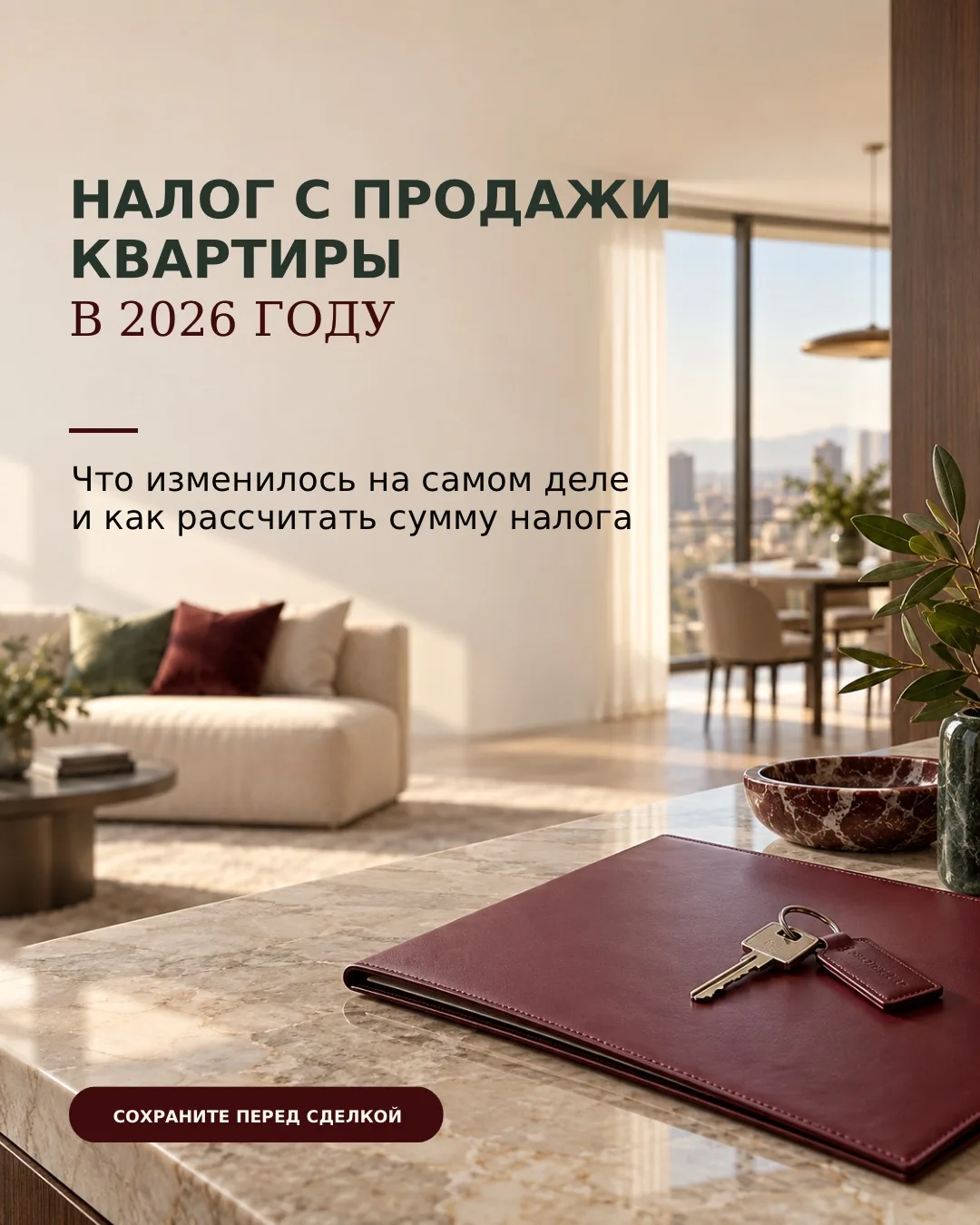 Продали квартиру за 10 млн ₽. Сколько придётся отдать государству?💰