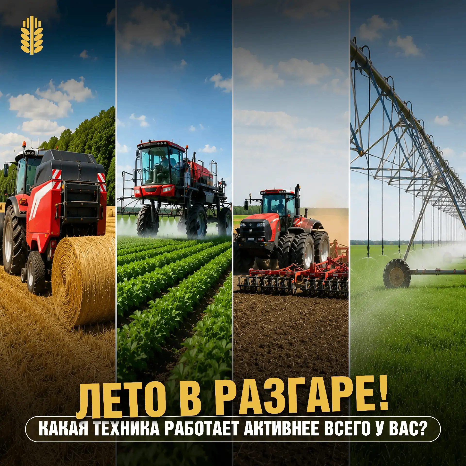 Лето — один из самых активных периодов для сельхозпроизводителей

В хозяйствах продолжаются сезонные