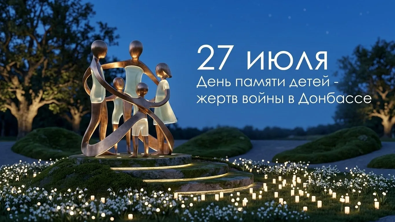 Сегодня, 27 июля, — День скорби по погибшим детям Донбасса. Эта дата навсегда останется...