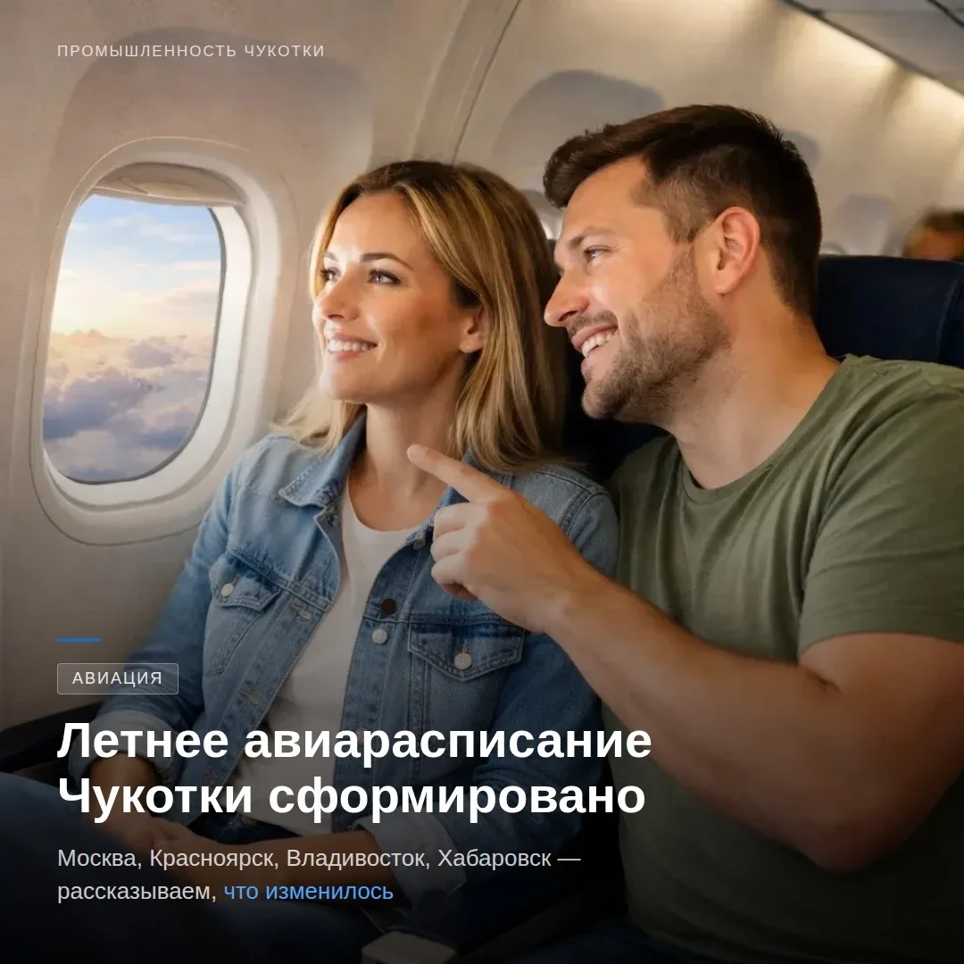 🤝Правительство округа согласовало с авиакомпанией «Аэрофлот» расписание на период с июня по октябрь 