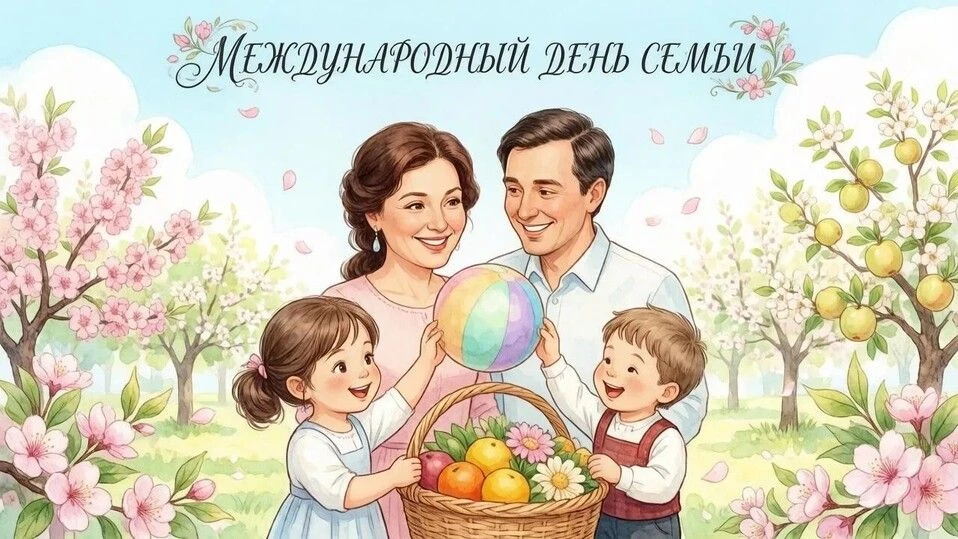 Поздравляем вас с  тёплым и душевным праздником — Международным днём семьи! Желаем боль...