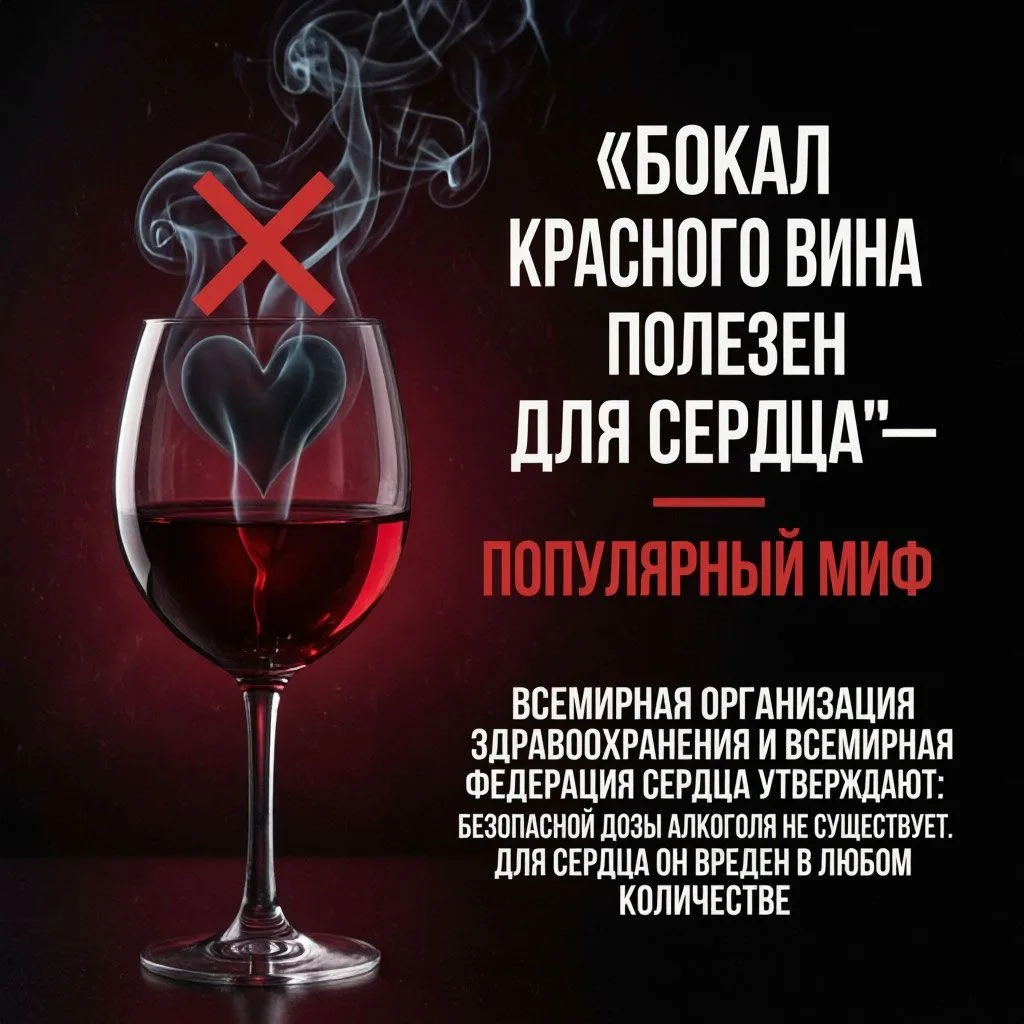 Сердце и алкоголь: правда и мифы