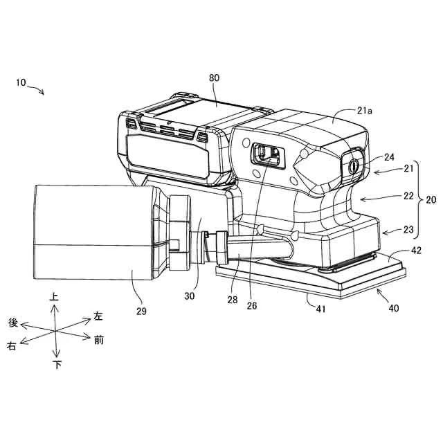 Патент на плоскошлифовальную машинку Makita XGT