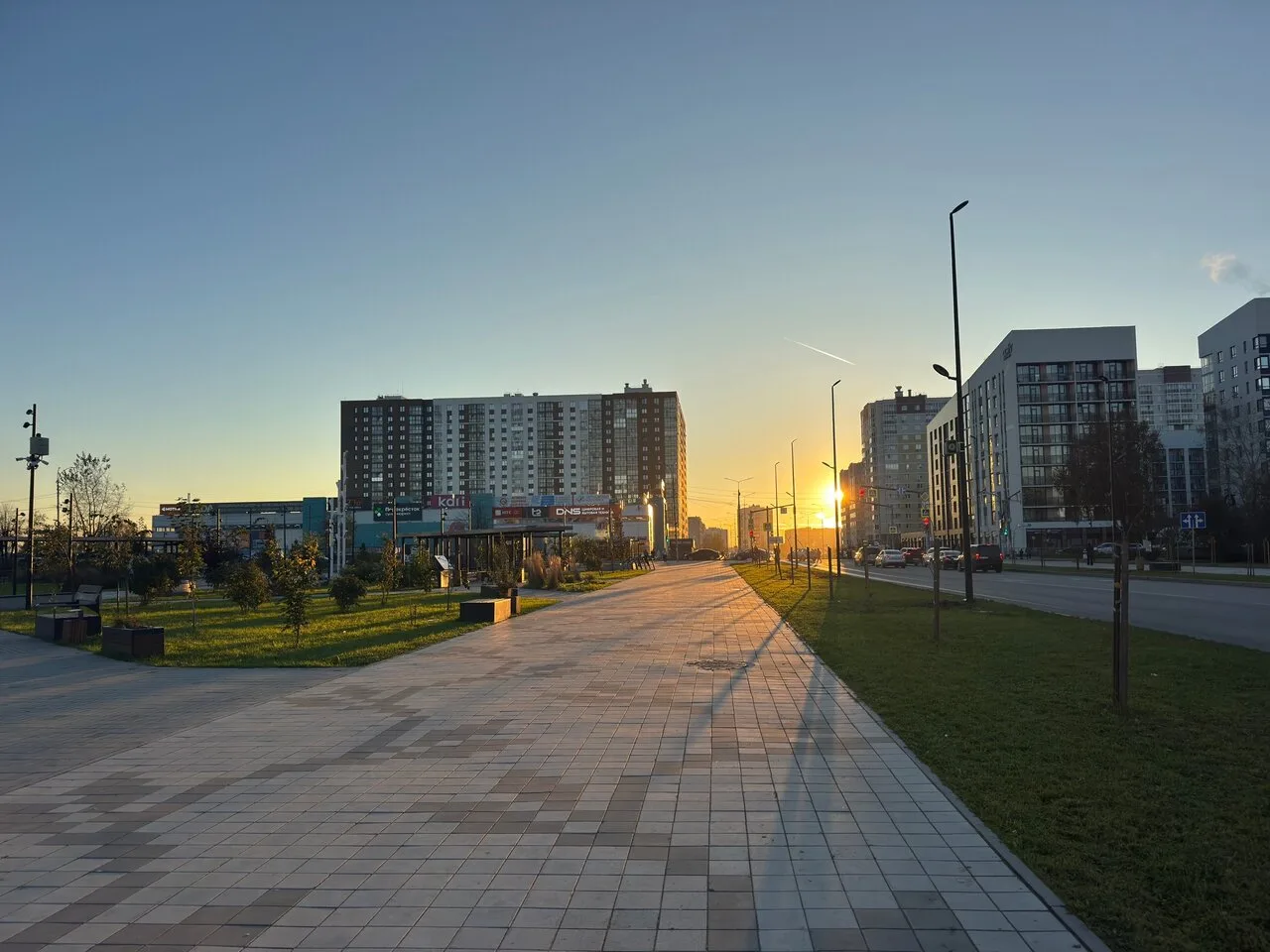 Город залило солнцем 😍