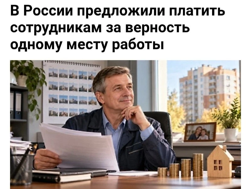 Россиянам хотят выдавать деньги за верность одному работодателю — депутаты предложили п...