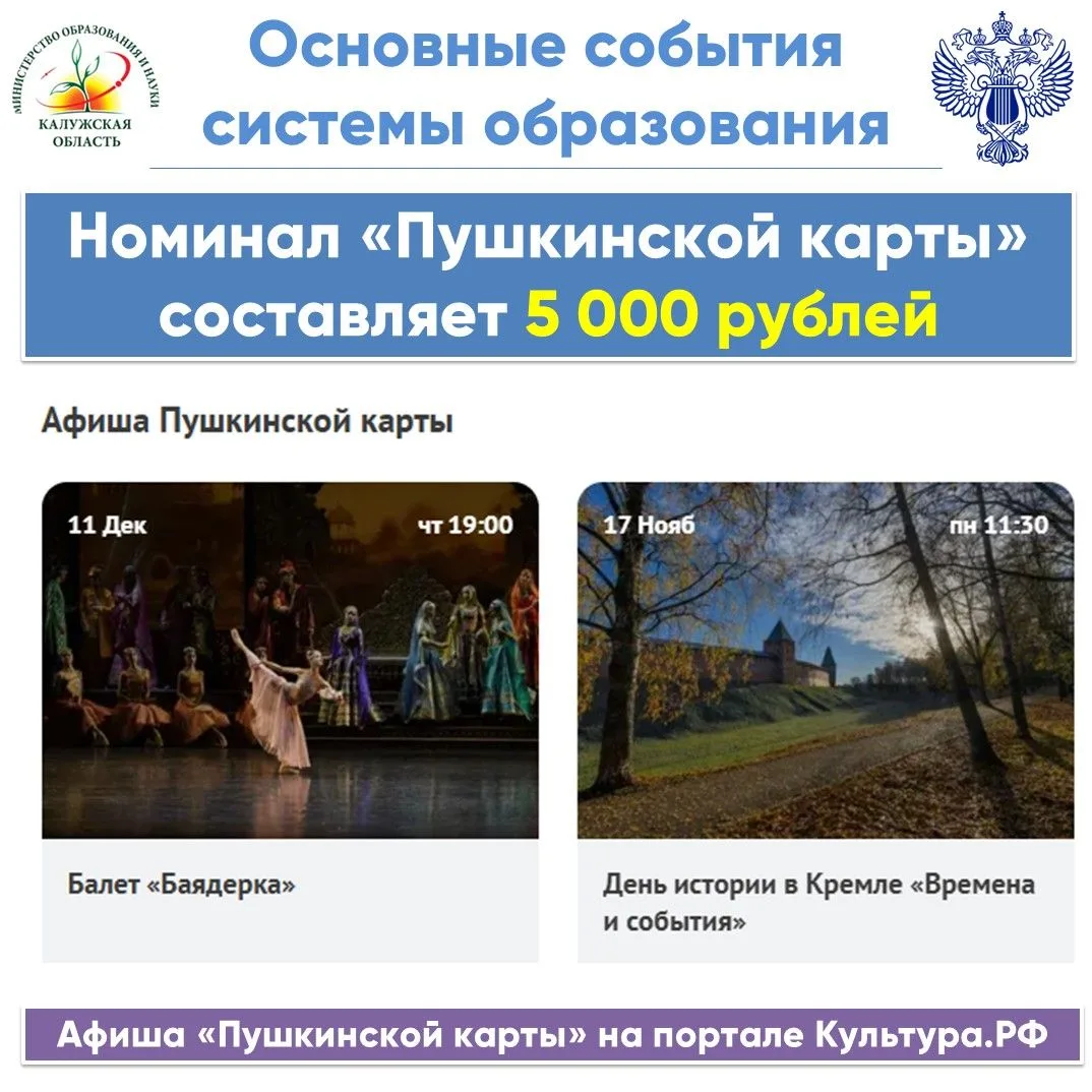«Пушкинская карта» продолжит работу с помощью ВТБ  Главный культурный и просветительский проект посл