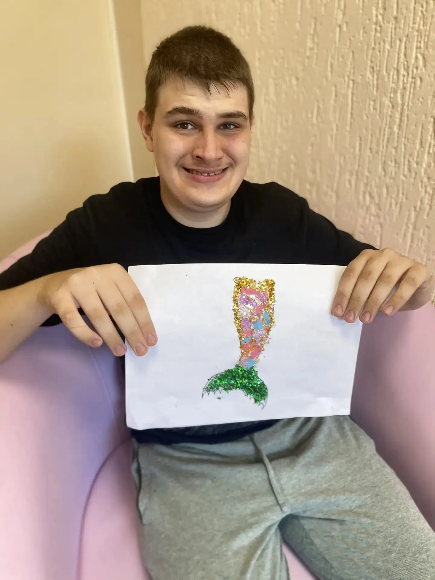 Яркий хвост русалки из пайеток и фантазий! ✨