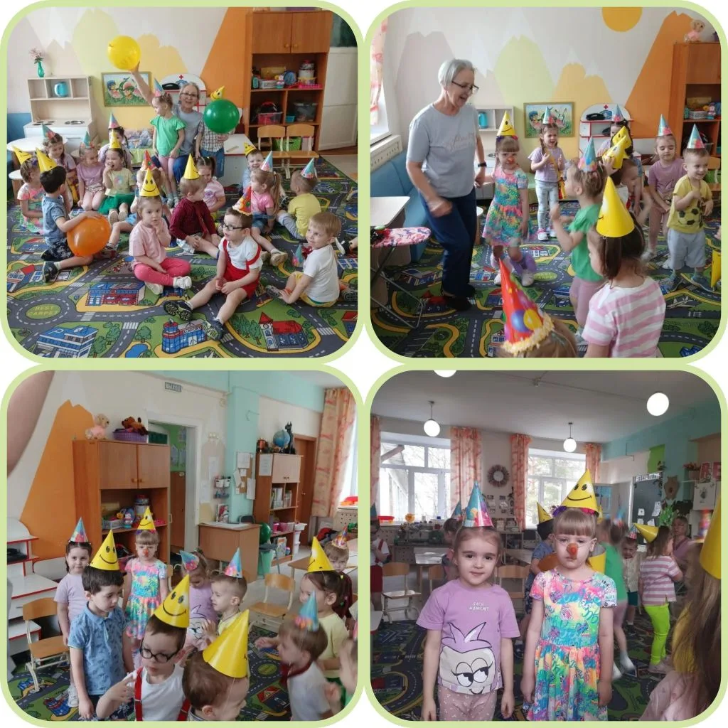 🤡Сегодня 2 апреля , во второй младшей группе √5 прошёл "День смеха". К этому празднику...